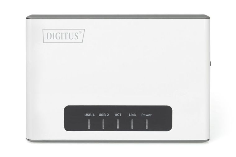 Digitus, serwer sieciowy, wielofunkcyjny, bezprzewodowy, 2-portowy, USB 2.0, 300MBPS, DN-13024