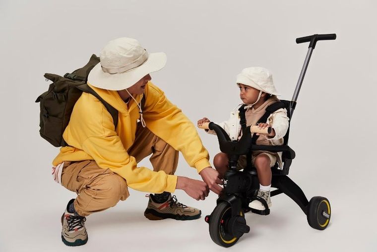 Doona, Liki S5, rowerek trójkołowy, składany, nitro black