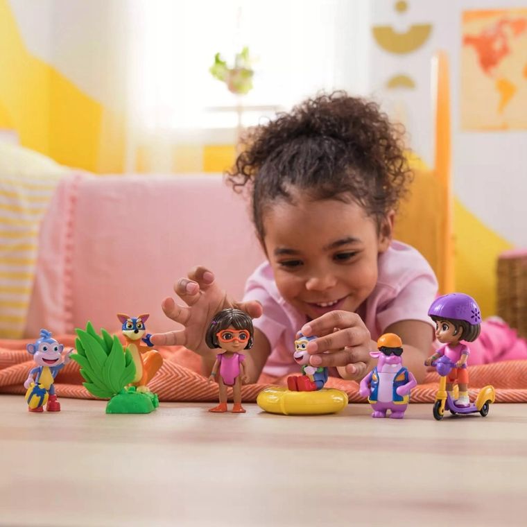 Dora poznaje świat, Dora i Butek, wodna przygoda, zestaw figurek