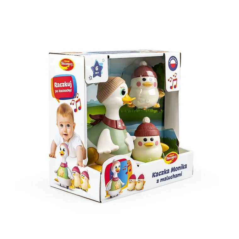 Dumel Discovery, Kaczka Monika z maluchami, zabawka interaktywna