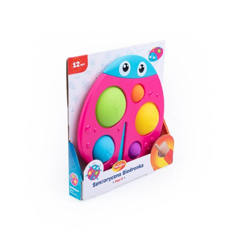 Dumel Discovery, Sensoryczna Biedronka, Pop It, zabawka interaktywna