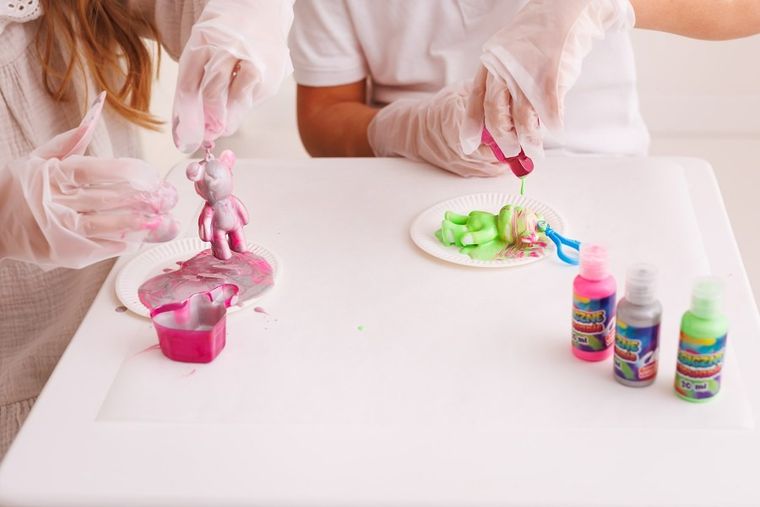 Dumel, Magiczne Malowanie, Misiowe breloczki, zestaw kreatywny