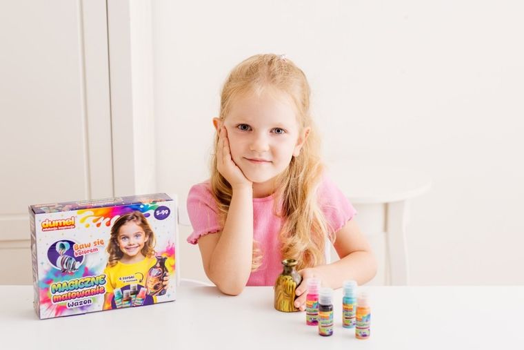 Dumel, Magiczne Malowanie, Wazon, zestaw kreatywny