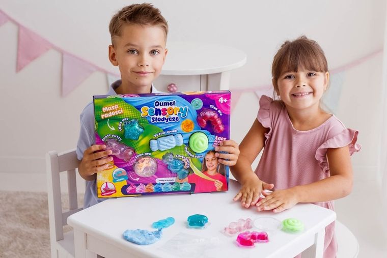 Dumel, Sensory, Słodycze, zestaw mas plastycznych