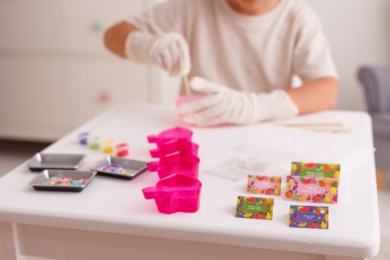 Dumel, Squishy, Zestaw owoców, zestaw kreatywny