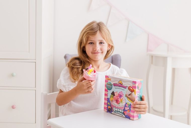 Dumel, Zabawkowe dekorowanie, Deser z kremem, zestaw kreatywny