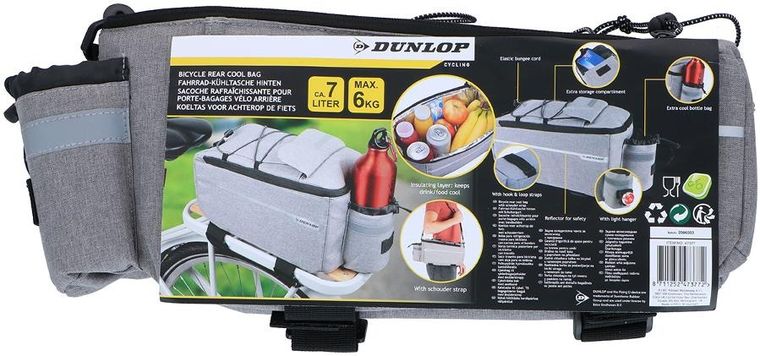 Dunlop, sakwa izolacyjna na rower, bagażnik, 7l