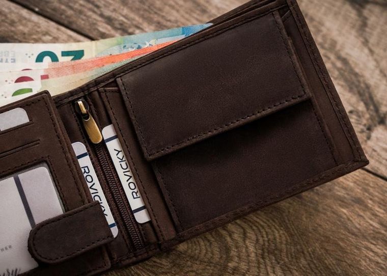 Duży, skórzany portfel męski, Always Wild