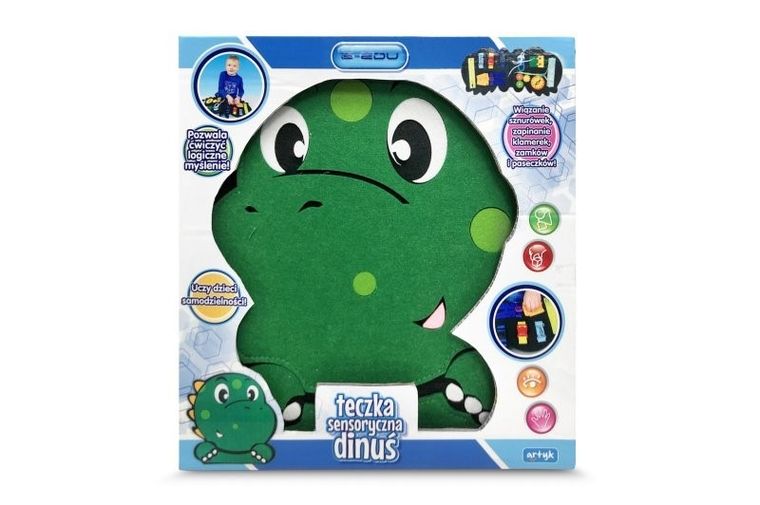 E-Edu, teczka sensoryczna, Dinuś