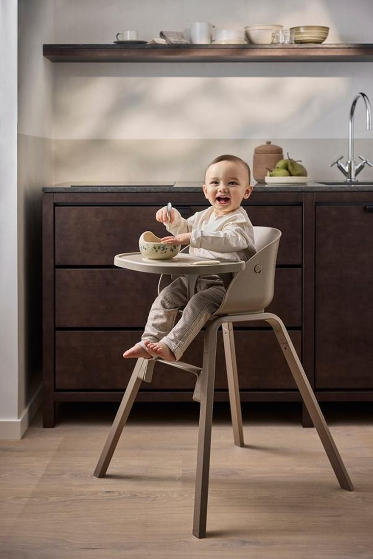 Elodie Details, Grace, krzesełko do karmienia, tender taupe