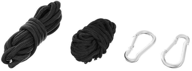 Enero Camp, hamak turystyczny, z moskitierą, 2 osobowy, niebieski, 270-140 cm