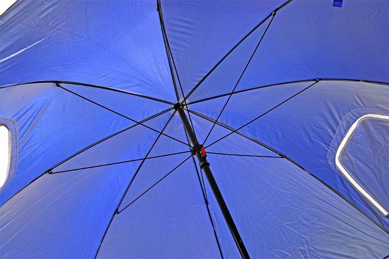 Enero Camp, parasol, parawan plażowy 2w1, 190 cm