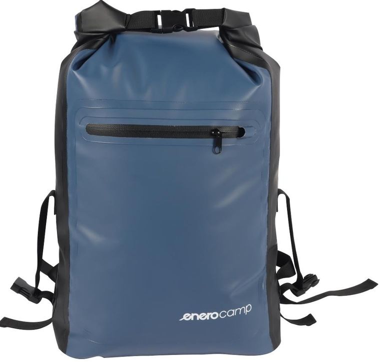 Enero Camp, wodoszczelny plecak turystyczny, granatowy, 25l