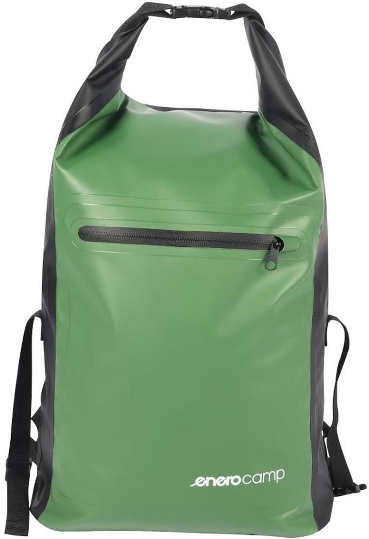 Enero Camp, wodoszczelny plecak turystyczny, zielony, 25l