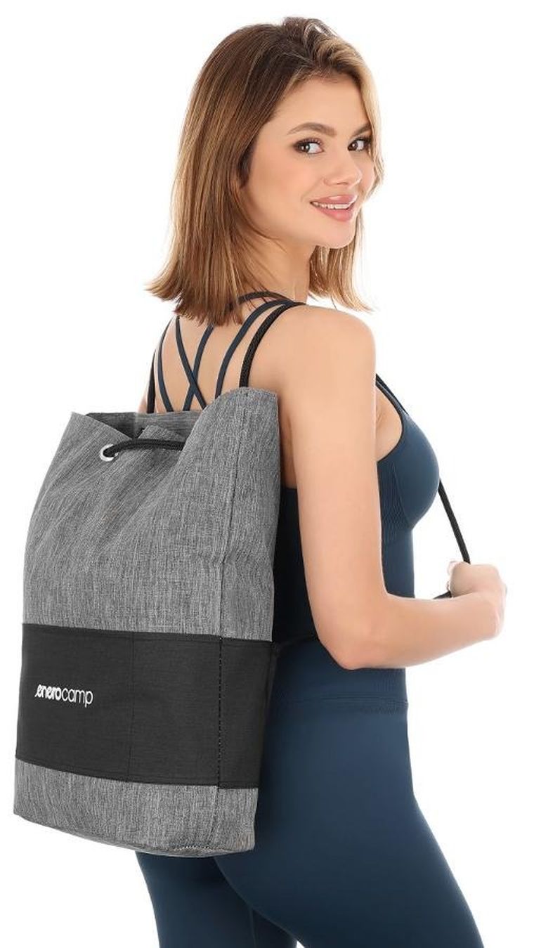 Enero, torba termiczna, plecak 2w1, szara, 41-14-45 cm