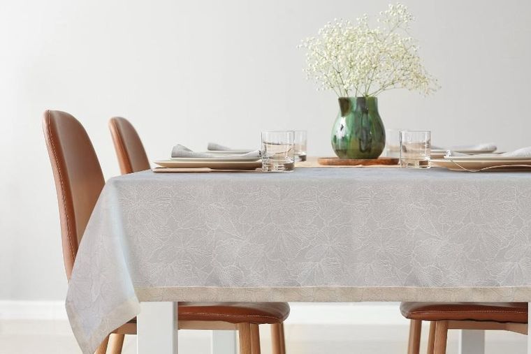 Eurofirany, obrus, Lilian, 145-400 cm, kremowy