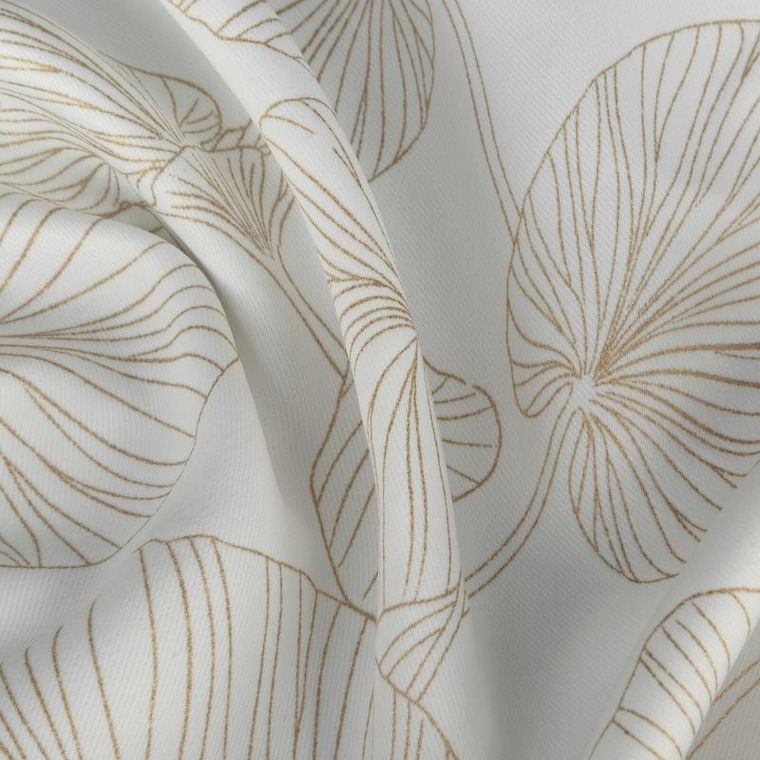 Eurofirany, zasłona zaciemniająca gotowa, Marigold. na taśmie, 140-300 cm, biały