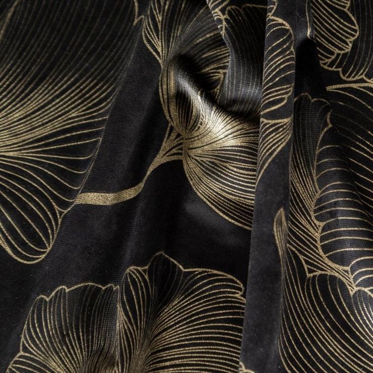 Eurofirany, zasłona zaciemniająca gotowa, na taśmie, Stella, 140-300 cm, czarny