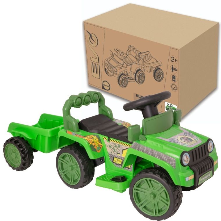 EVO, auto terenowe z odczepianą przyczepą, pojazd na akumulator