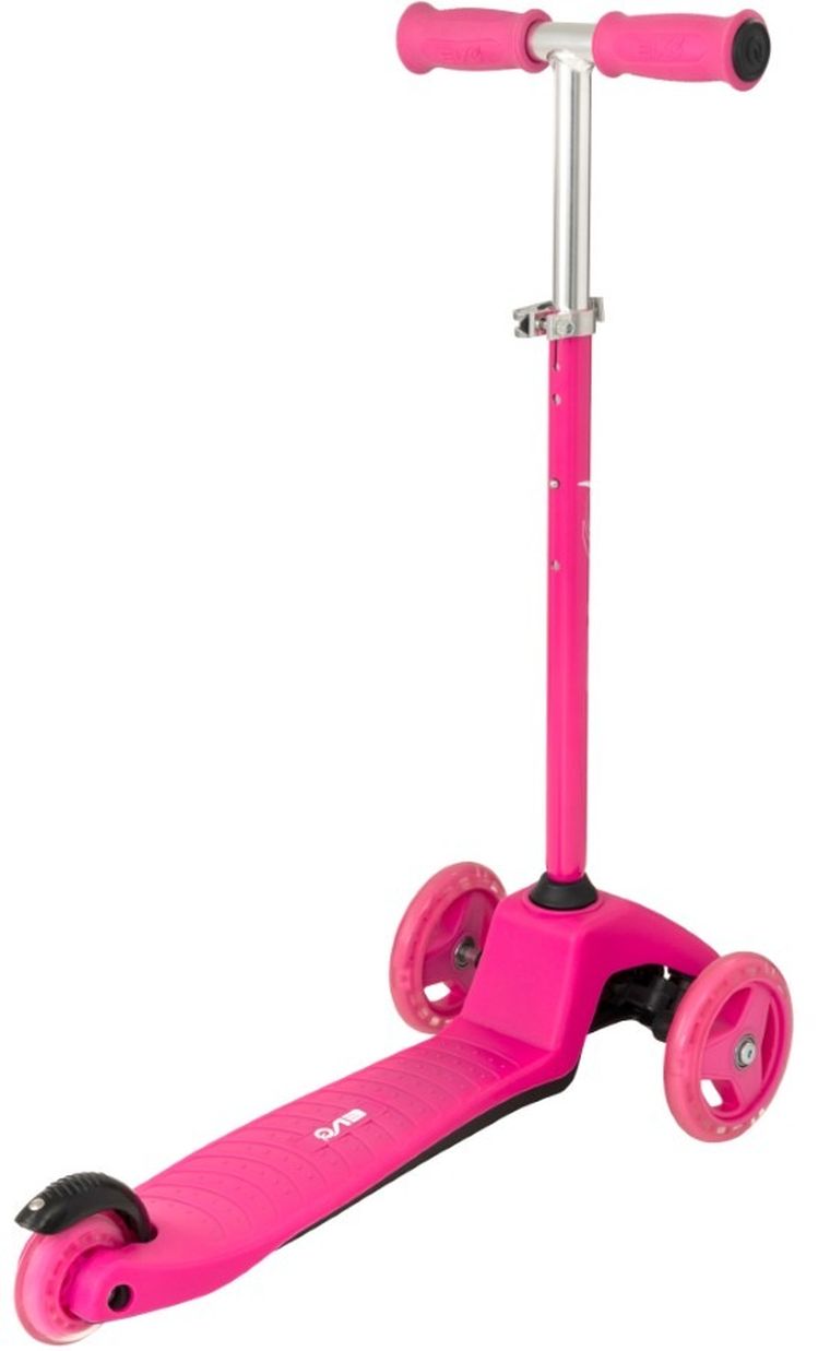 EVO, jeździk i hulajnoga 2w1, różowa