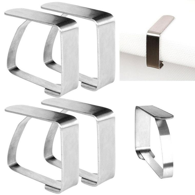 Excellent Houseware, klipsy do obrusu, 4 szt.