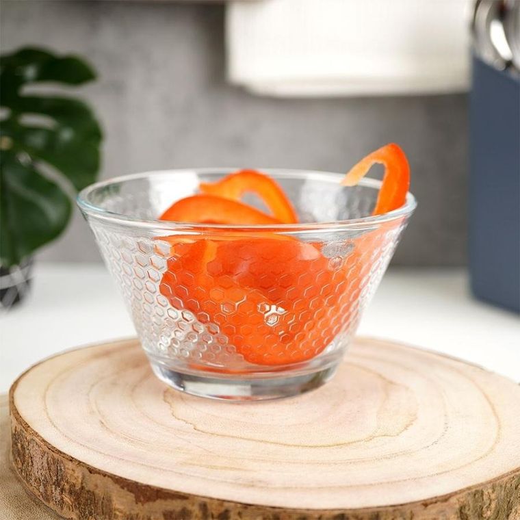 Excellent Houseware, miska szklana, salaterka, 3 szt., 300 ml