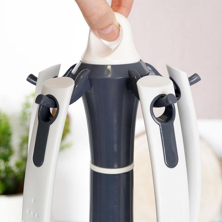 Excellent Houseware, zestaw przyborów kuchennych ze stojakiem, 5 elementów