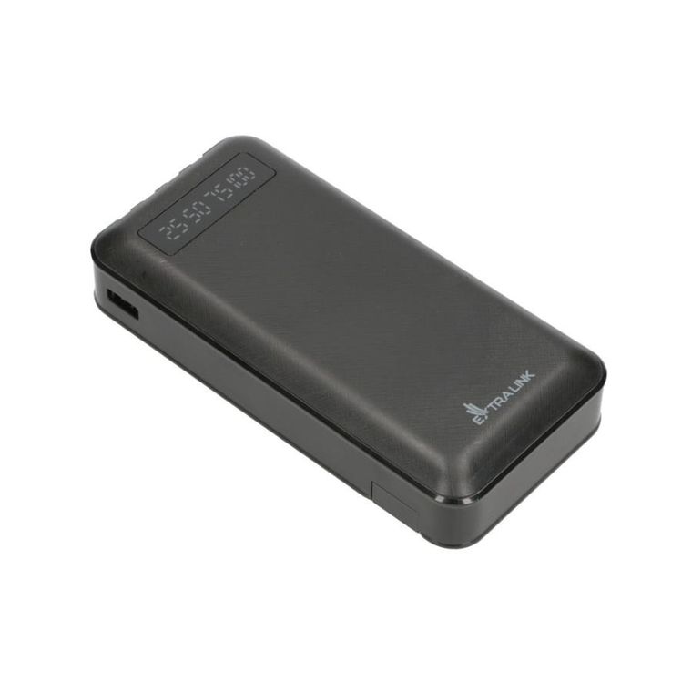 Extralink, EPB-084 20000mAh, powerbank, USB-C, czarny