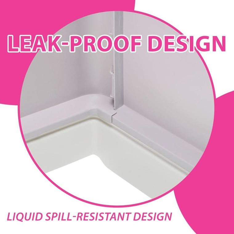 Ferplast, Sahara, kuweta dla kota, szaro-różowa