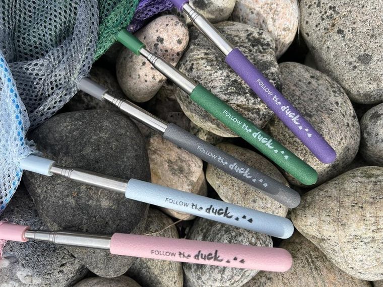 Follow the duck, siatka teleskopowa, ciemny zielony