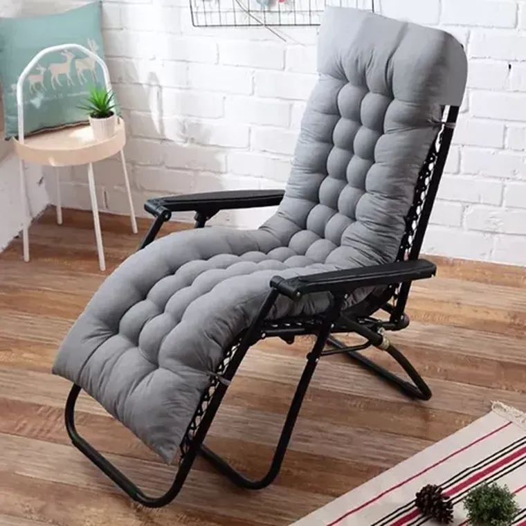 Gardlov, poduszka pikowana na leżak ogrodowy, szara