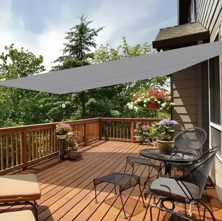 Gardlov, żagiel przeciwsłoneczny, 3-2m, szary