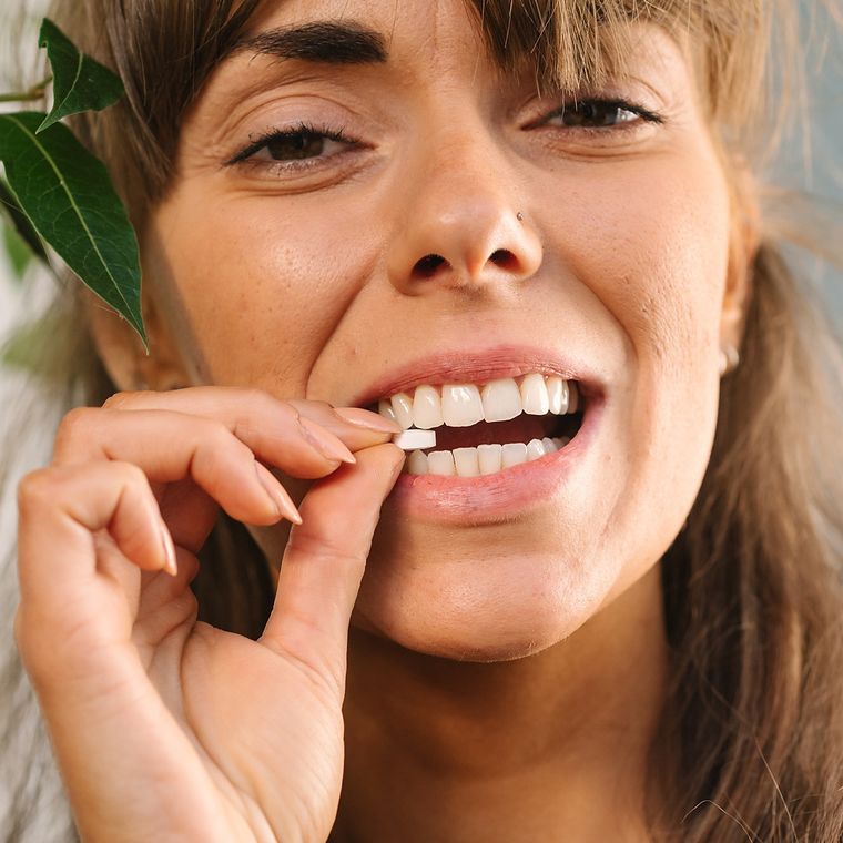 Georganics, naturalne tabletki do mycia zębów, English Peppermint, 120 tabletek