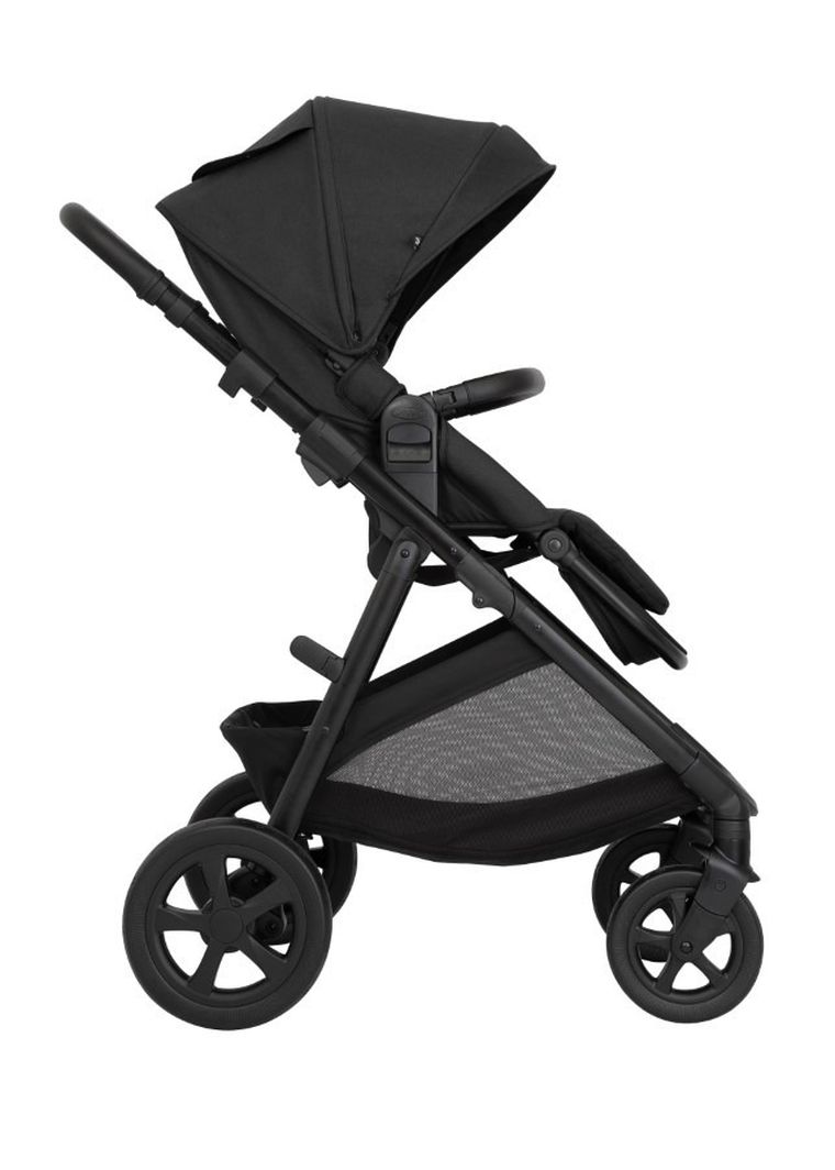 Graco, Near2Me DLX, wózek spacerowy z gondolą i fotelikiem, Midnight