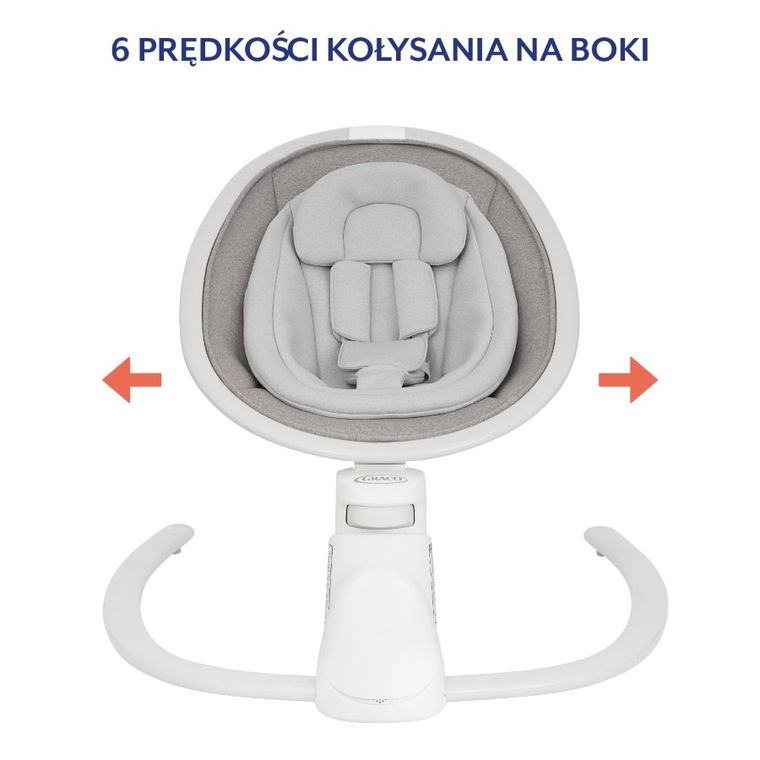 Graco, Sway'n Grow, leżaczek bujaczek, Heather