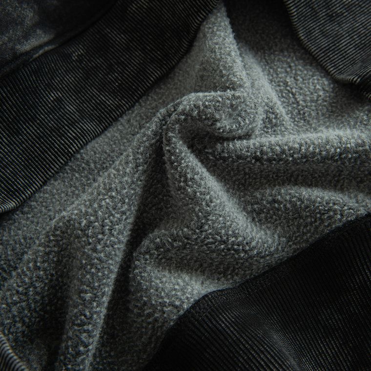 Grafitowa bluza z kapturem unisex o kroju oversize NOWEAR