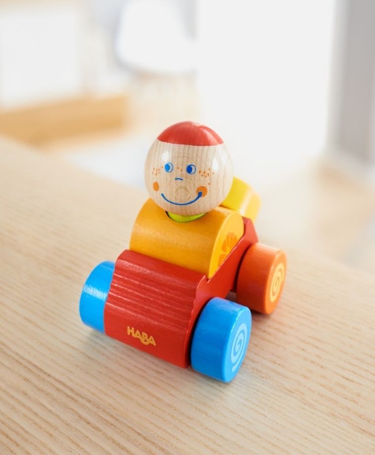 Haba, Ben, Auto odkrywców, pojazd drewniany