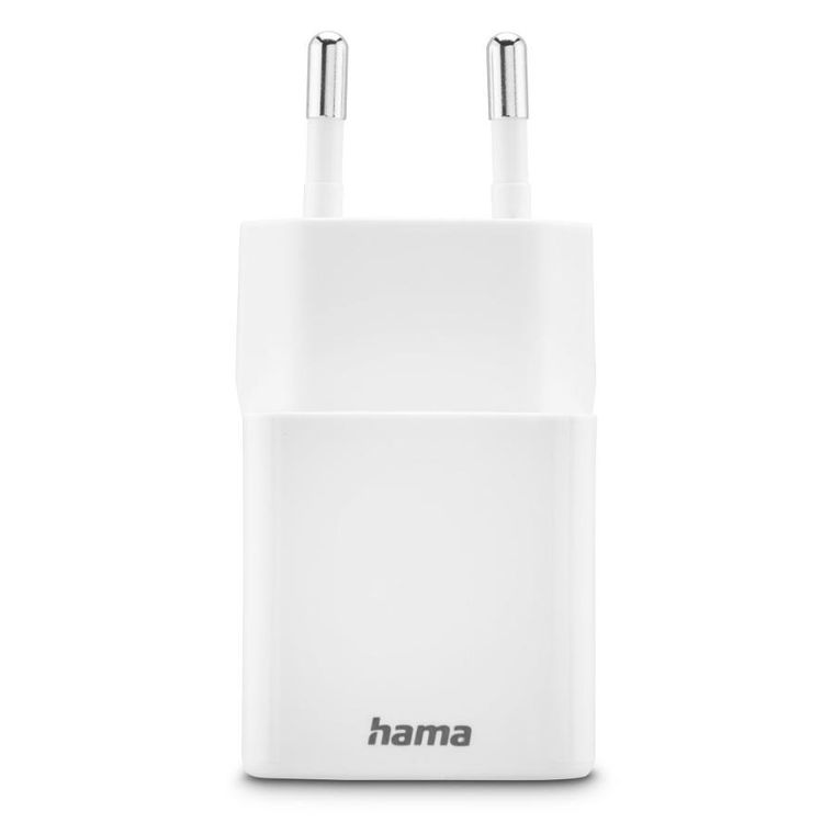 Hama, Power Delivery, ładowarka sieciowa, USB‑C, USB‑A, 30W, biała
