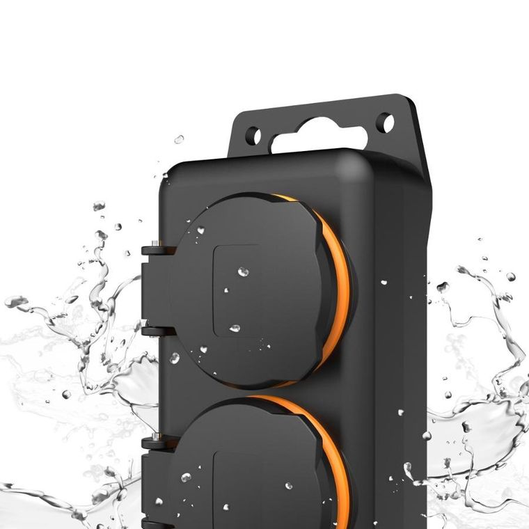 Hama, pwr-st 4w 4m/sw/outdoor/wm/b