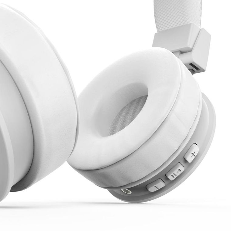 Hama, słuchawki nauszne bluetooth "freedom lit ii" białe