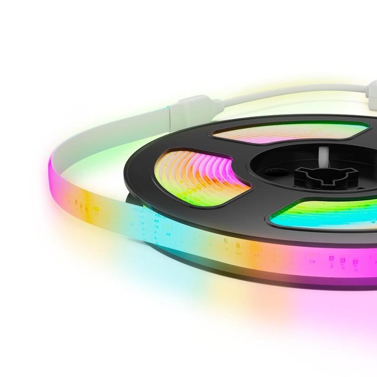 Hama, taśma led smart, rgb wifi, 5m z zasilaczem