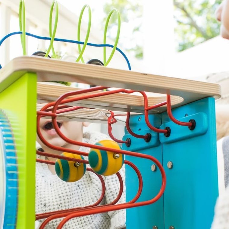 Hape, Baby Einstein, innowacyjna stacja, kostka edukacyjna