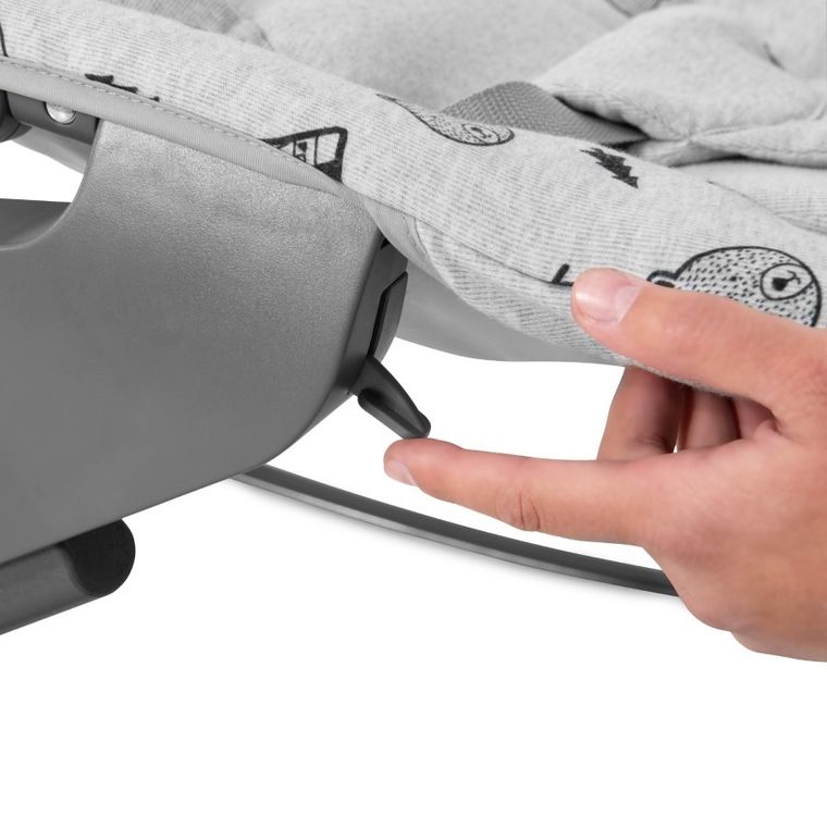 Hauck, Alpha Premium, leżaczek, Grey