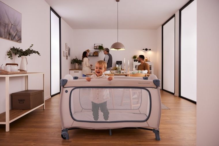 Hauck, Sleep N Play Go Plus, łóżeczko turystyczne, dusty mint