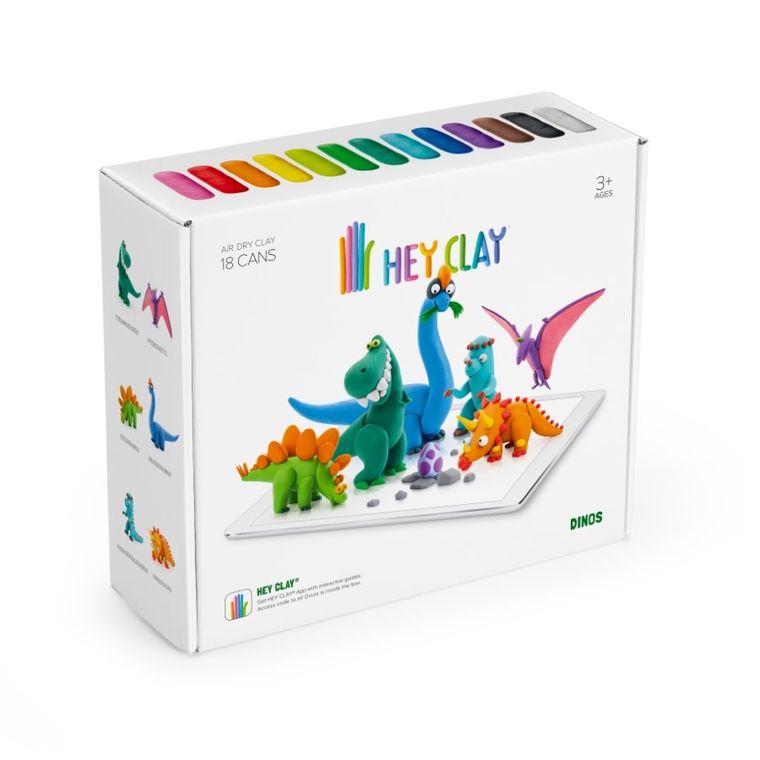 Hey Clay, Dinozaury, masa plastyczna