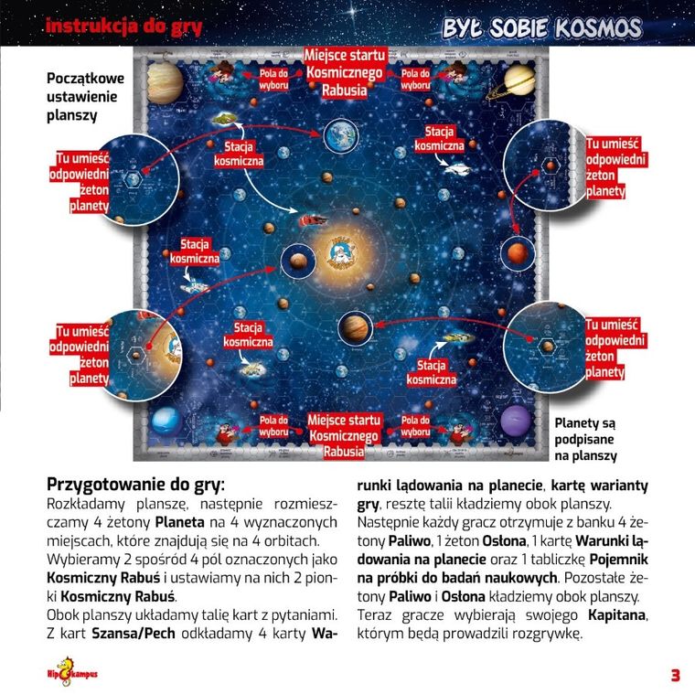 Hipokampus, Był sobie kosmos, gra familijna