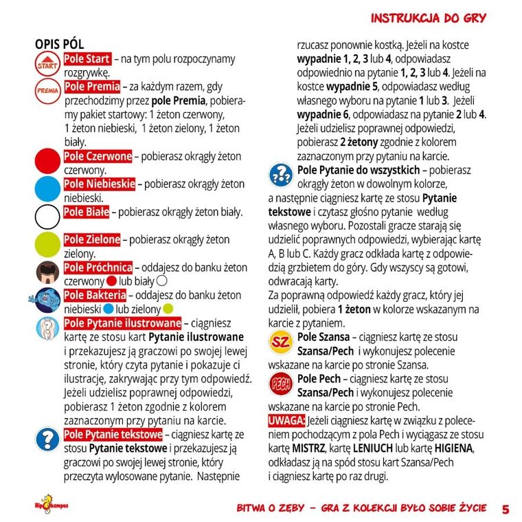 Hipokampus, Było sobie życie, Bitwa o zęby, gra familijna