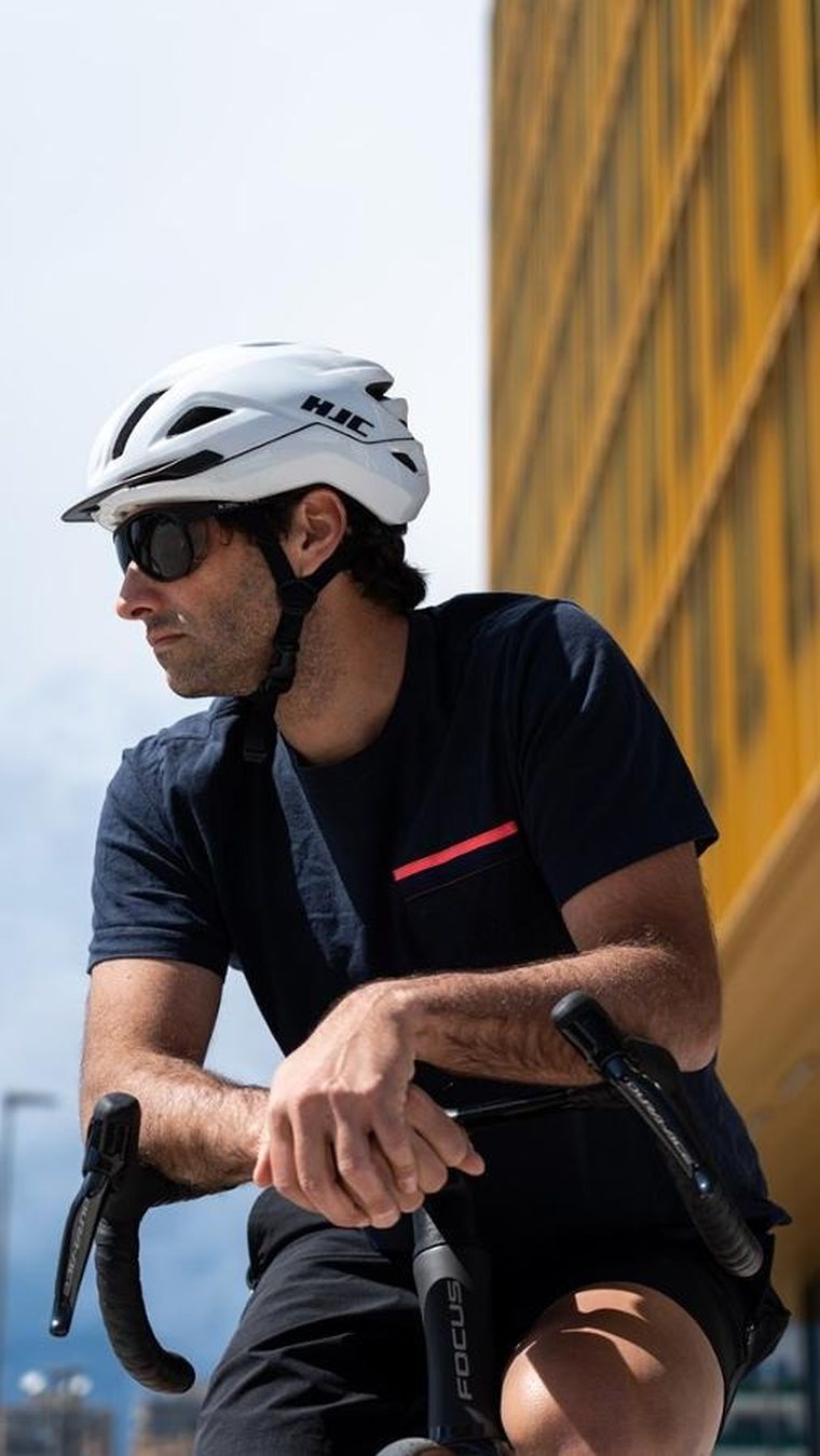 HJC, Crosser, kask rowerowy, rozmiar M, biały