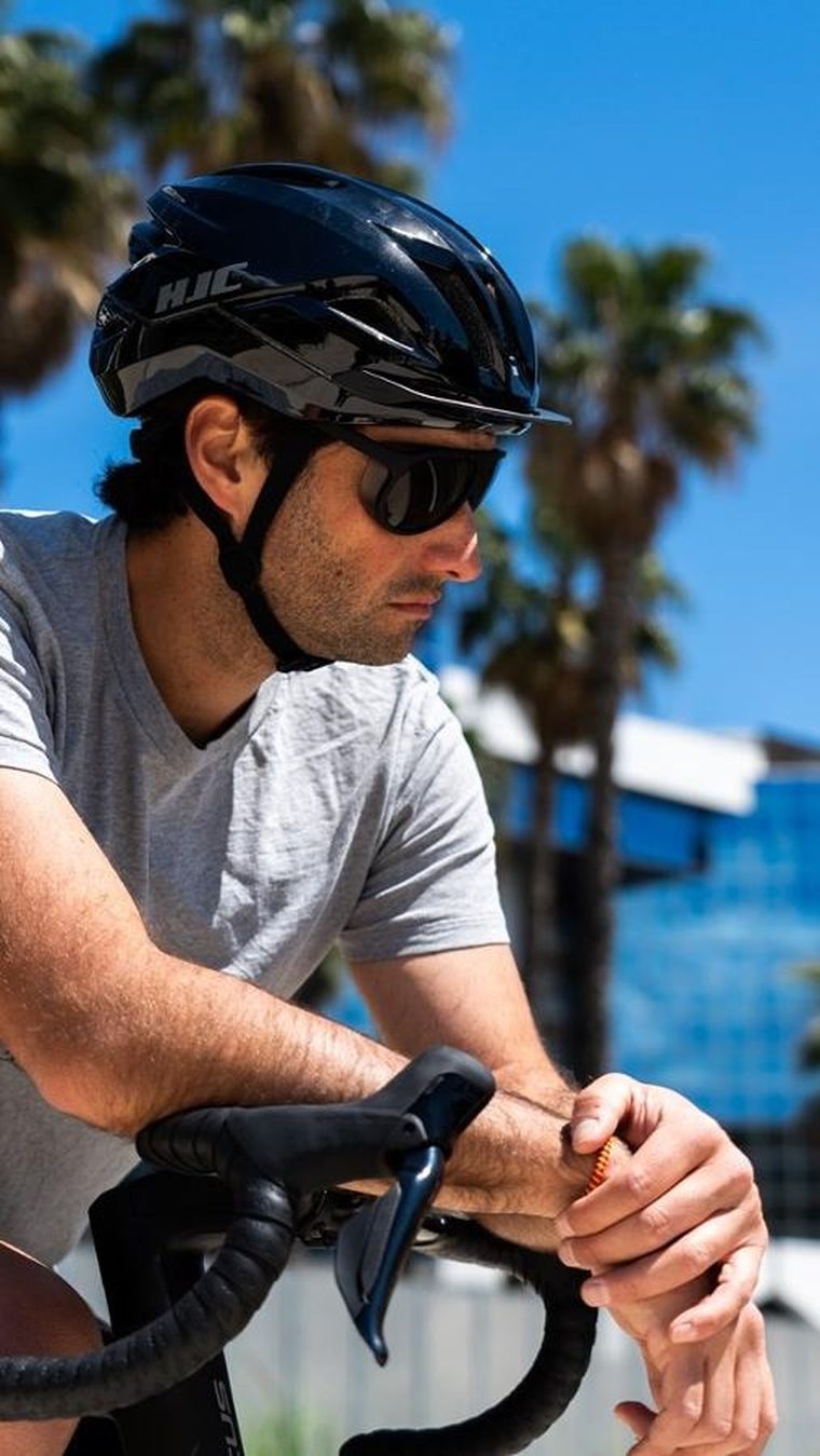 HJC, Crosser, kask rowerowy, rozmiar M, czarny