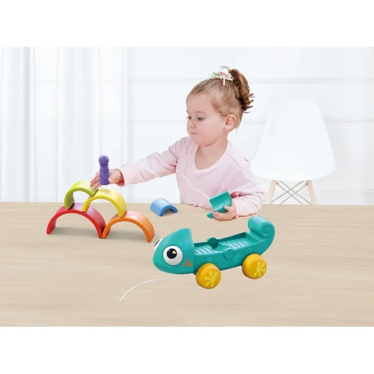 Hola, Tęczowy kameleon, zabawka niemowlęca